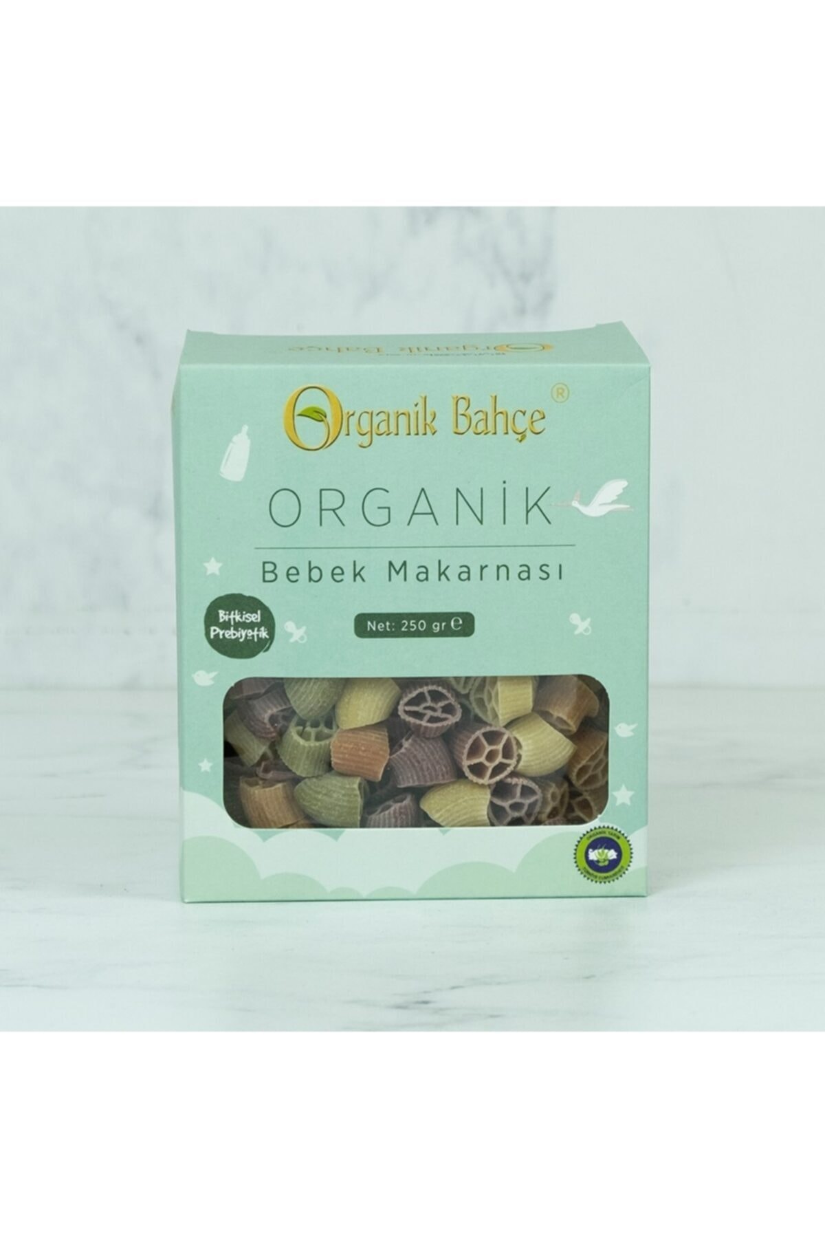 Organik Bahçe Organik Bebek Makarnası 250 Gr Mutlu Sebzeler